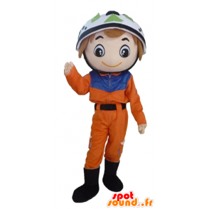 Mascot-rescuer rescuer climber - MASFR23981 - Human mascots