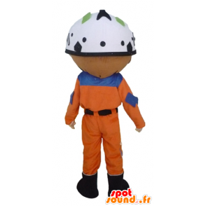 Mascot-rescuer rescuer climber - MASFR23981 - Human mascots