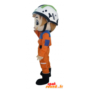 Mascot-rescuer rescuer climber - MASFR23981 - Human mascots