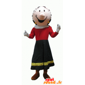 Mascot Olive, den berømte ledsager af Popeye - Spotsound maskot