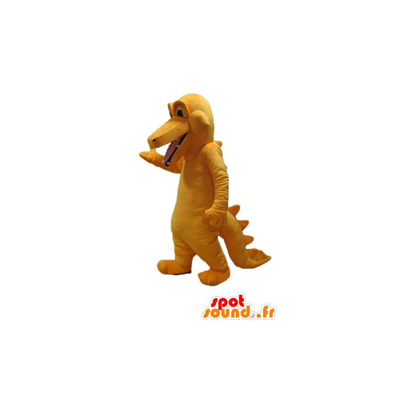 Purchase Orange crocodile mascot, giant and colorful in Mascot of ...