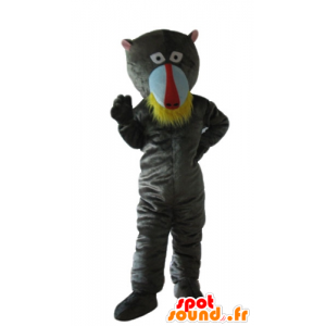Gray monkey mascot, baboon - MASFR24158 - Mascots monkey