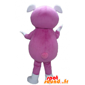 Mascotte Mädchen mit einem rosa-Kombination mit zwei Ohren - MASFR24285 - Maskottchen-jungen und Mädchen