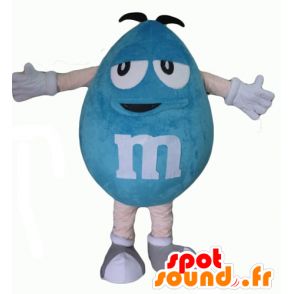 Maskotka niebieski M & M, Olbrzym, pulchny i ​​zabawny - MASFR24331 - Gwiazdy Maskotki