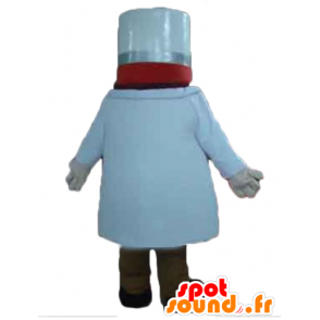 Mascotte de médicament, avec une blouse de médecin - MASFR24386 - Mascottes d'objets