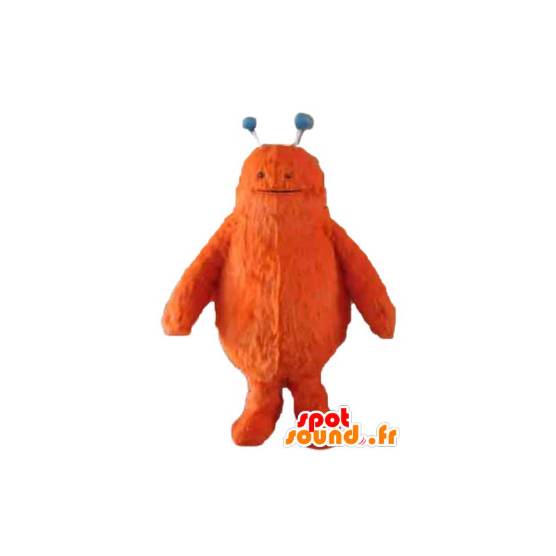 Orange Monster Maskottchen, nett und haarige - MASFR24390 - Monster-Maskottchen