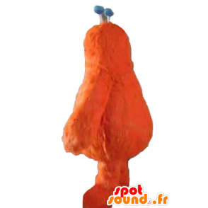 Orange Monster Maskottchen, nett und haarige - MASFR24390 - Monster-Maskottchen