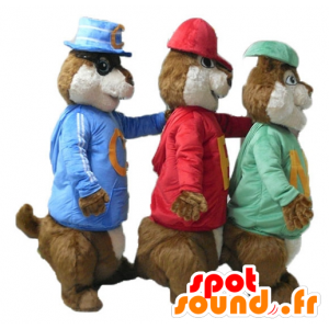 3 egern maskotter, Alvin og jordegernet - Spotsound maskot