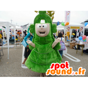 Mascot Dotaku-kun, reusachtige groene steeple, Yasu Stad - MASFR25074 - Yuru-Chara Japanse Mascottes