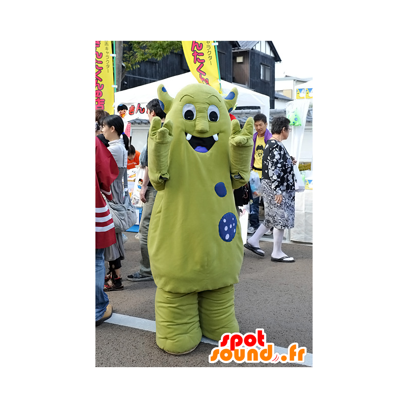 Mascotte de monstre vert, mascotte D'Helsinki en Finlande - MASFR25091 - Mascottes Yuru-Chara Japonaises