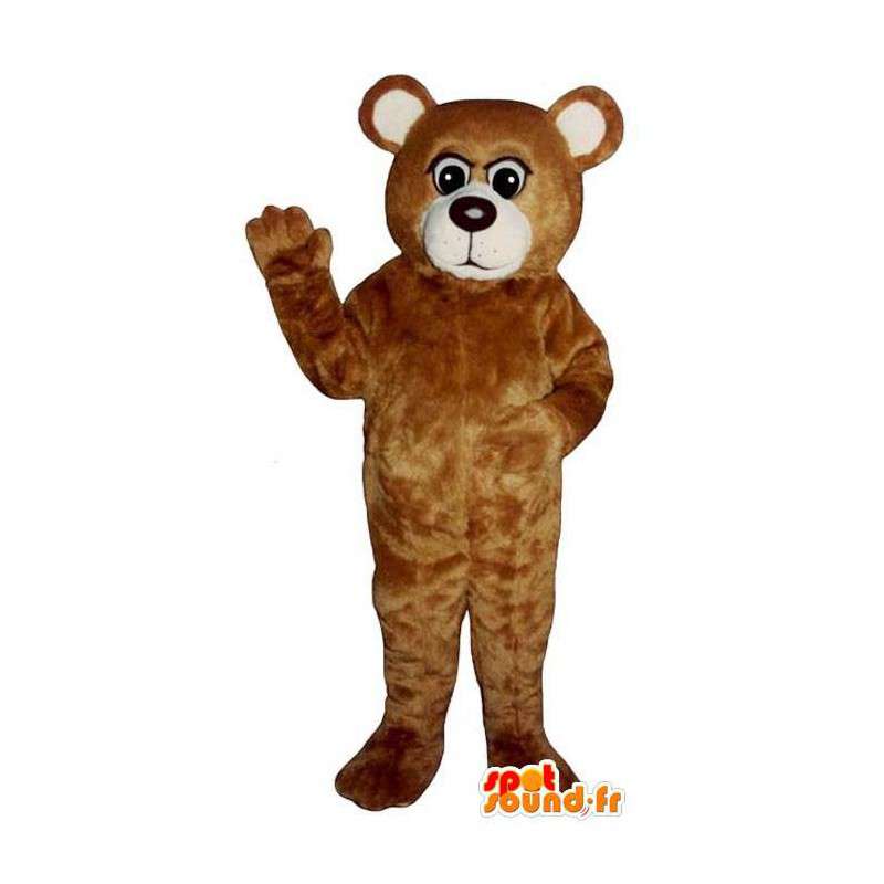 Mascotte d'ours brun en peluche - Costume d'ours marron dans Mascotte d'ours  Changement de couleur Pas De Changement Taille L (180-190 Cm) Bon a tirer  Non Avec les vêtements ? (si présents