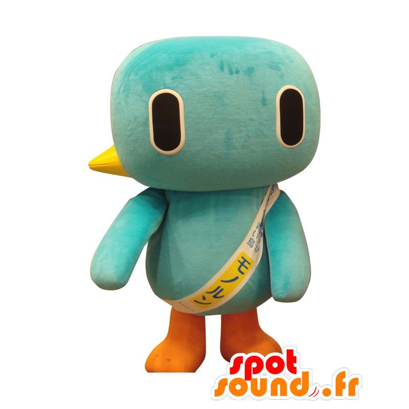 Monorun mascot, Bluebird, orange and yellow giant - MASFR25245 - Yuru-Chara Japanese mascots