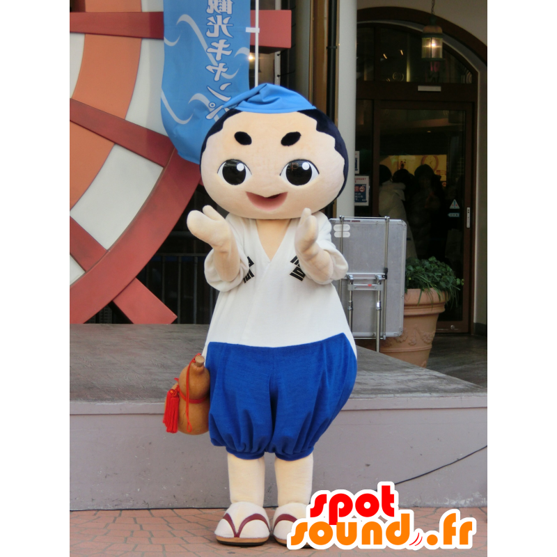 ゆるキャラマスコット日本人 の 白と青の衣装でアジアのマスコット女 色変更 変化なし 切る L 180 190センチ 撮影に最適 番号 服とは 写真にある場合 番号 付属品 番号