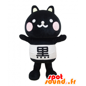 ゆるキャラマスコット日本人 の マスコットkokutoくん 黒猫 白とピンク 色変更 変化なし 切る L 180 190センチ 撮影に最適 番号 服とは 写真にある場合 番号 付属品 番号