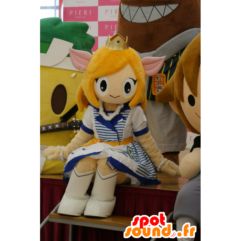 Purchase Beautiful Girl Mascot Elf With Pointy Ears In Yuru Chara