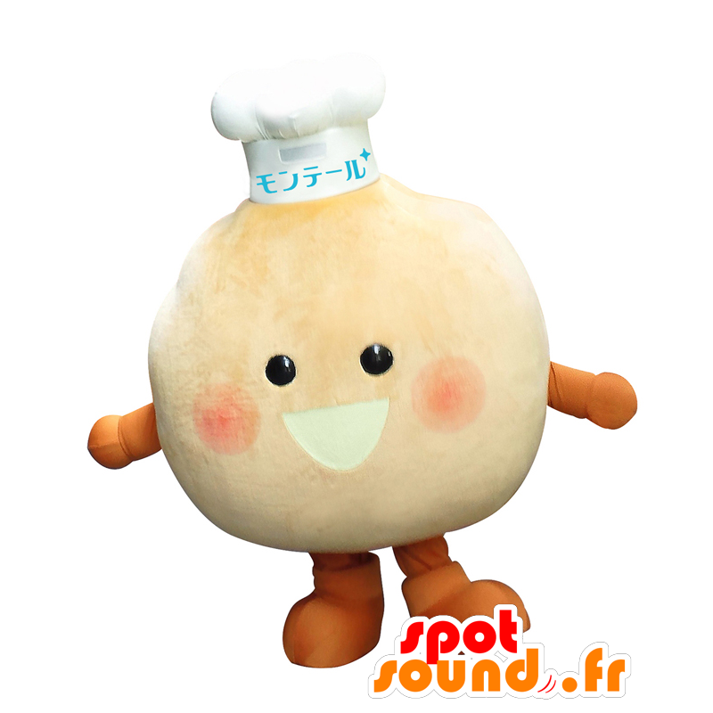 Mascot Creme Puff-kun, o homem-de-rosa com um chapéu - MASFR25643 - Yuru-Chara Mascotes japoneses