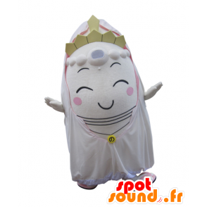 Beber mascote chan, princesa, fada, vestida de branco - MASFR25863 - Yuru-Chara Mascotes japoneses