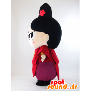 Imagawa mascot, woman in red dress and purple - MASFR26020 - Yuru-Chara Japanese mascots