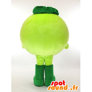 Mascot Akapakkun, groene vogel met de ogen gesloten - MASFR26058 - Yuru-Chara Japanse Mascottes