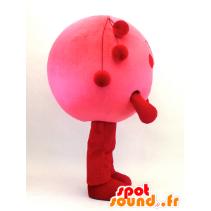 Kenzo-kun mascotte, rotondo pesce rosa - MASFR26086 - Yuru-Chara mascotte giapponese