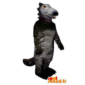 Mascot dinossauro preto. Costume Dinosaur - MASFR006887 - Mascot Dinosaur