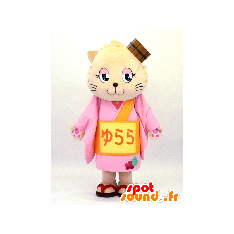 ゆるキャラマスコット日本人 の マスコットyupa 猫のピンクの衣装 色変更 変化なし 切る L 180 190センチ 撮影に最適 番号 服とは 写真にある場合 番号 付属品 番号