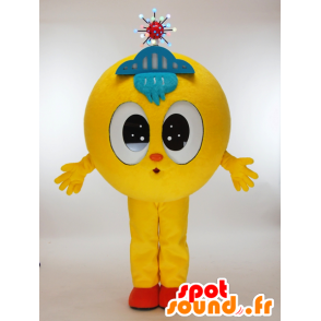 Kawatamadon kun mascotte con fuochi d'artificio - MASFR26154 - Yuru-Chara mascotte giapponese