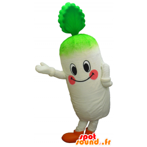 Dai-chan mascot, giant leek, green and white - MASFR26264 - Yuru-Chara Japanese mascots