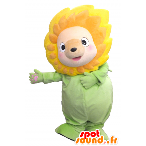 Kigurimi mascot, yellow flower, giant, smiling - MASFR26298 - Yuru-Chara Japanese mascots