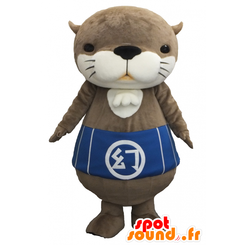 Mascot Maboroshimaboroshi chan, cinza e azul gato - MASFR26342 - Yuru-Chara Mascotes japoneses