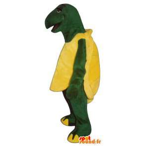 Mascotte de tortue jaune et verte, géante - MASFR006919 - Mascottes Tortue