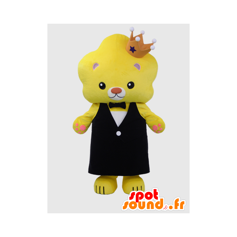 Hareyon kun lion mascot, with a crown - MASFR26377 - Yuru-Chara Japanese mascots