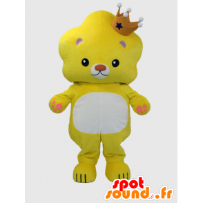 Lion cub maskot Hareyon kun, med en krone - Spotsound maskot