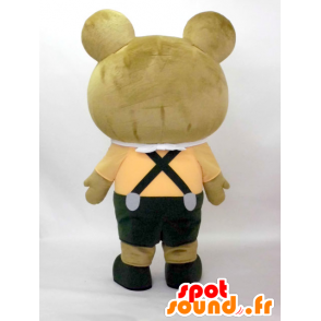 Mascot NikuTaro, castanho e branco peluche amarelo - MASFR26391 - Yuru-Chara Mascotes japoneses