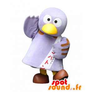 Kobaton mascot, purple and yellow bird - MASFR26425 - Yuru-Chara Japanese mascots