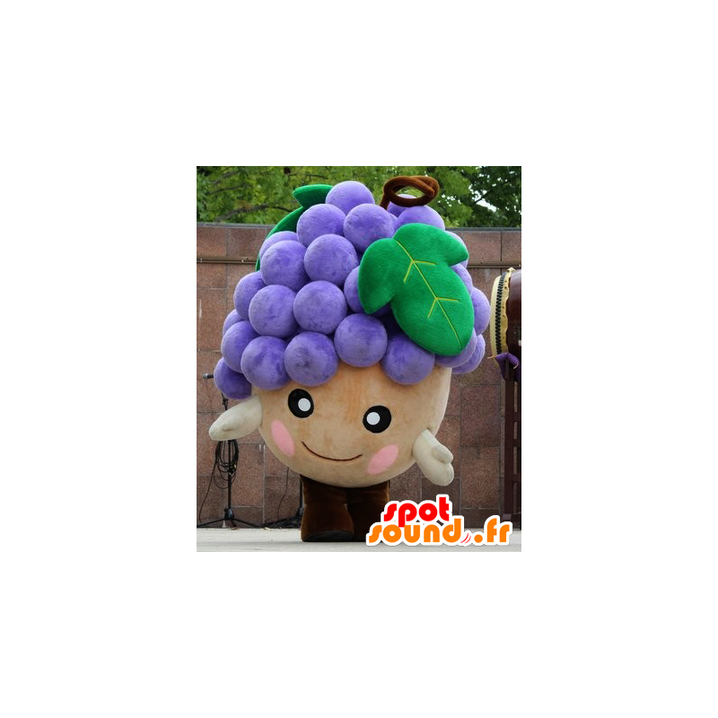 Gureppi mascot, a giant bunch of grapes - MASFR26583 - Yuru-Chara Japanese mascots