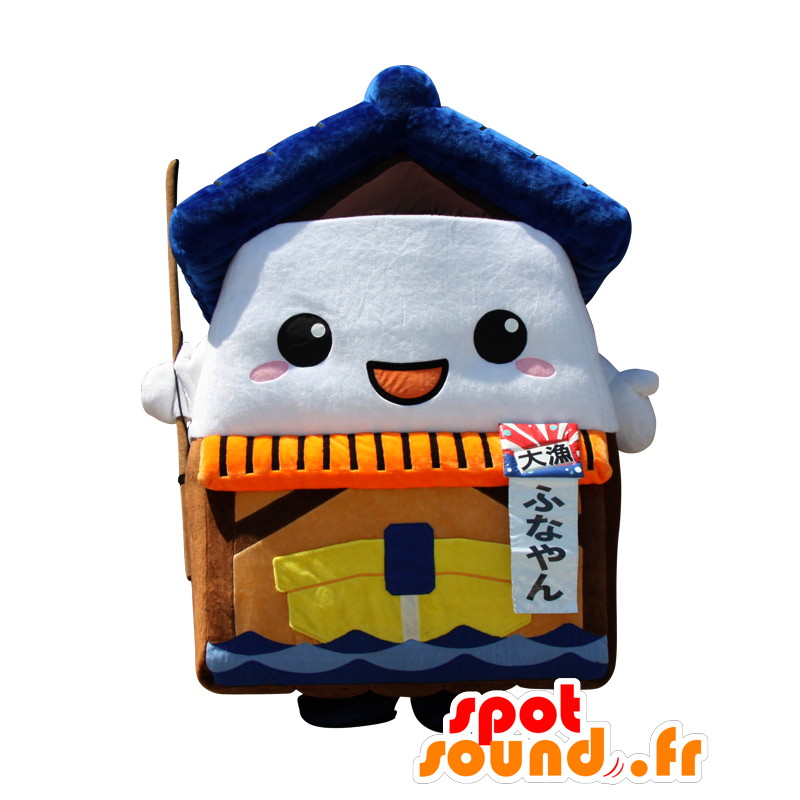 Funayan Maskottchen, bunte kleine Hausboot - MASFR26631 - Yuru-Chara japanischen Maskottchen