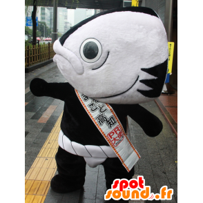 Katsuo mascot, white and black fish, giant - MASFR26658 - Yuru-Chara Japanese mascots