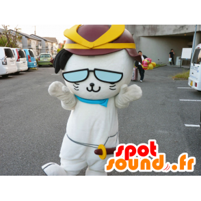 Sabanyan mascot, white cat samurai - MASFR26680 - Yuru-Chara Japanese mascots