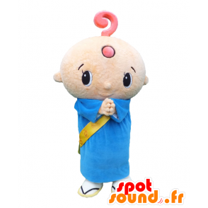 San Sankyu mascota, pequeño monje vestido de azul - MASFR26856 - Yuru-Chara mascotas japonesas