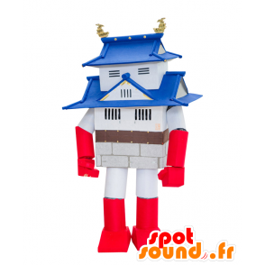 Mascot Castelo Lobo, vermelho e azul Castelo Gifu - MASFR26914 - Yuru-Chara Mascotes japoneses