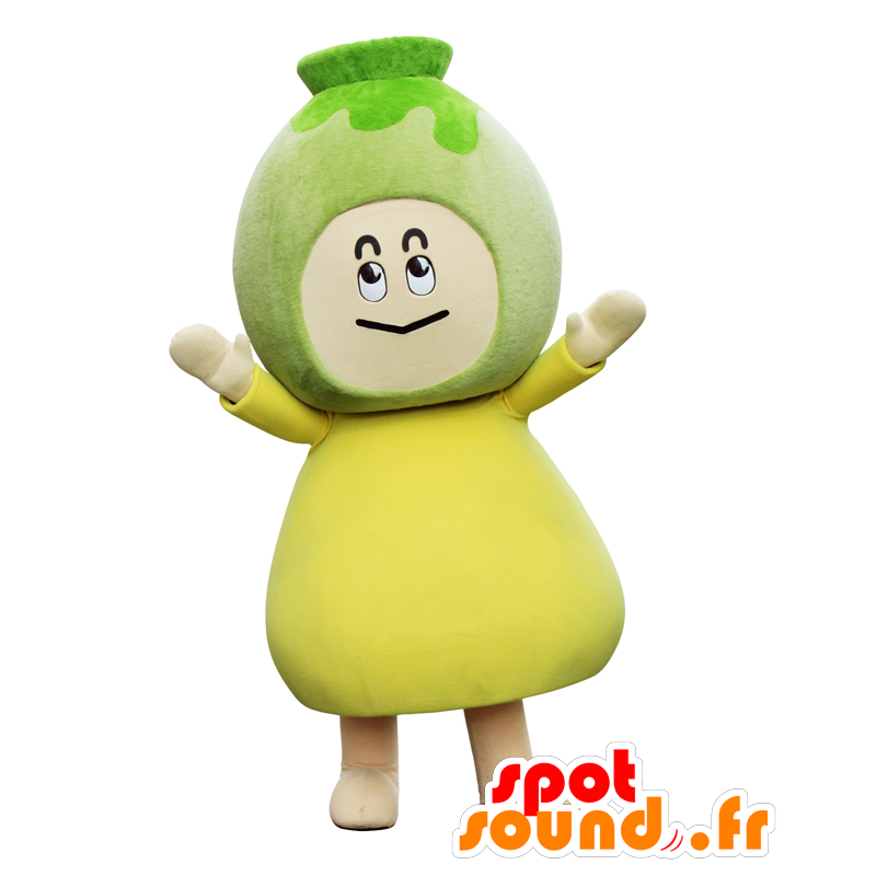 Mascot Yotsubo KUN mies purkki päähän - MASFR26918 - Mascottes Yuru-Chara Japonaises