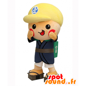 Tomitan mascot, little boy with a blue kimono - MASFR26935 - Yuru-Chara Japanese mascots