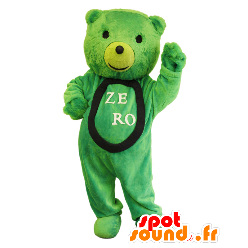 Mascot Zeronomikuma, zielone misie, miękkie i owłosione - MASFR26943 - Yuru-Chara japońskie Maskotki