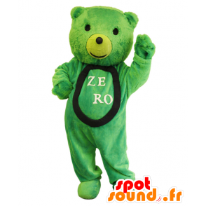 Mascot Zeronomikuma, zielone misie, miękkie i owłosione - MASFR26943 - Yuru-Chara japońskie Maskotki