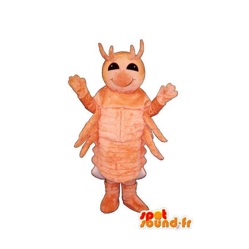 Mascotte d'insecte orange, de taille géante - MASFR006987 - Mascottes Insecte