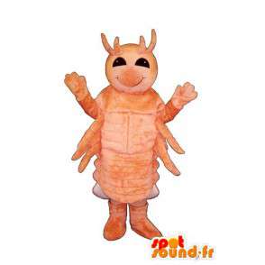 Mascotte d'insecte orange, de taille géante - MASFR006987 - Mascottes Insecte