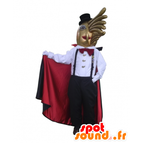 Mascot cyst Baron, golden fish in a very elegant outfit - MASFR26986 - Yuru-Chara Japanese mascots