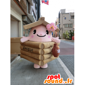 Mascotte d'Ido-Kko, de petite maison en bois - MASFR27012 - Mascottes Yuru-Chara Japonaises