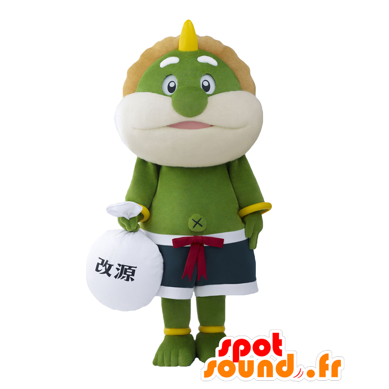 Kaigen mascotte Fujin, l'uomo verde, medicina dio - MASFR27072 - Yuru-Chara mascotte giapponese